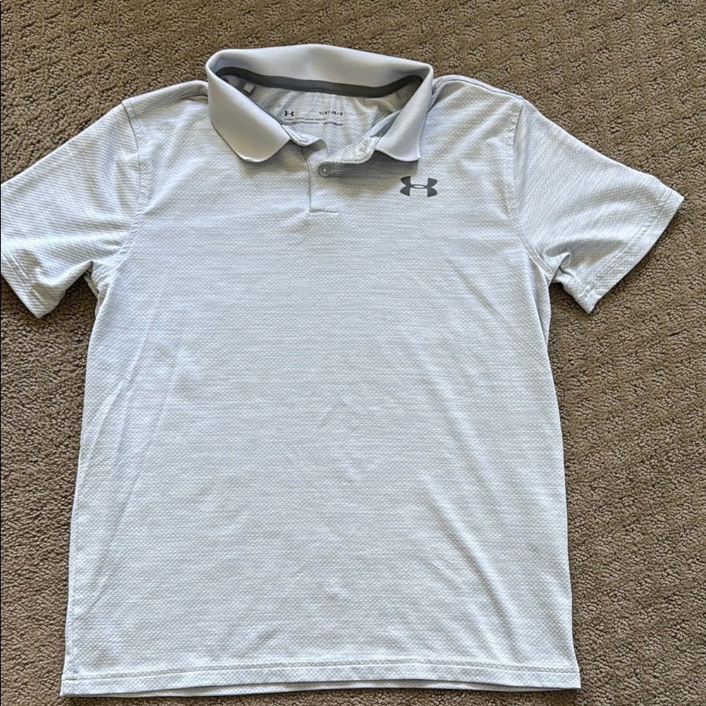 Under Armour Men's Gray Polo Shirt